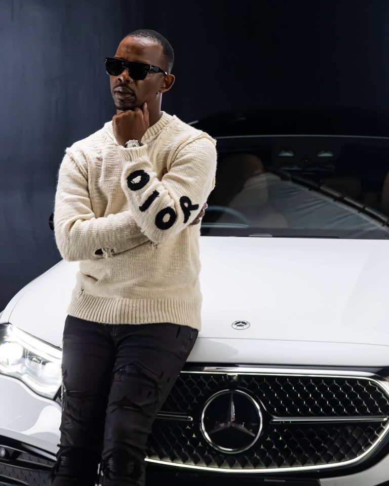 Mercedes-Benz content shoot with a white Mercedes-Benz, photographed by Indirect Media