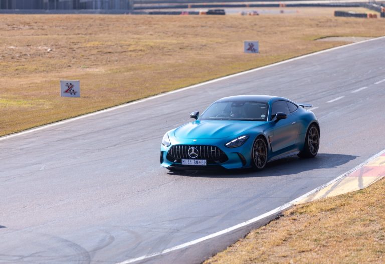 Mercedes-AMG GT on track at the Mercedes-Benz South Africa AMG track day, photographed by Indirect Media