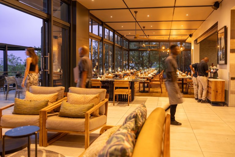 Restaurant interior at Cradle Boutique Hotel, photographed by Indirect Media