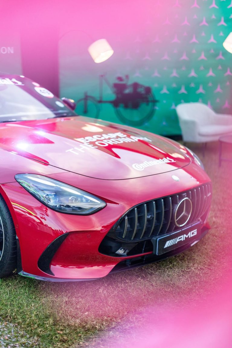 Mercedes-AMG GT on display at the Mercedes-Benz stand at the Magical Marble Family Fest, photographed by Indirect Media