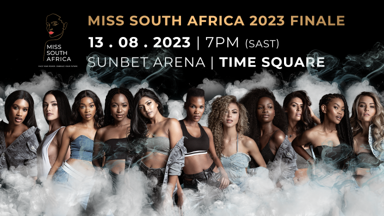 Miss South Africa 2023 Finale poster, designed by Indirect Media