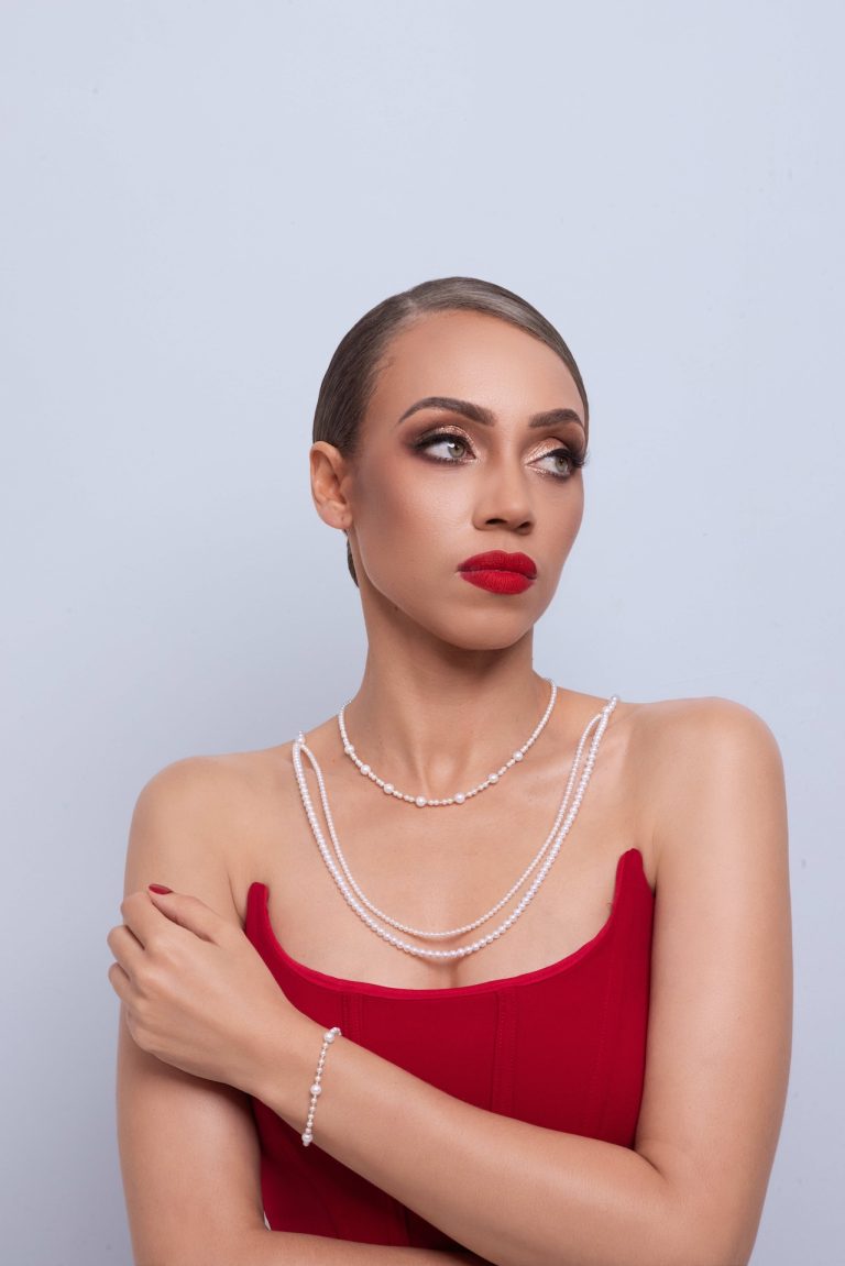 Jewellery portrait from the Red Dot shoot for Bellagio, photographed by Indirect Media